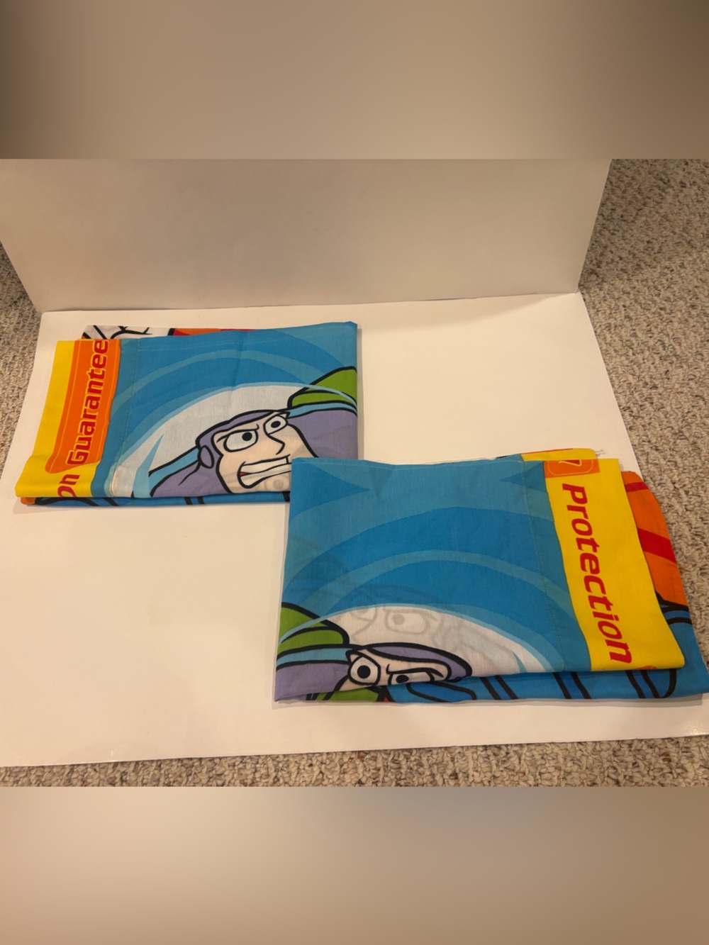 Disney Pixar Toy Story Buzz Lightyear Pillow Cases (Lot of Two)